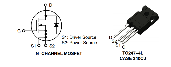 原理图 - onsemi M3S 1200V 碳化硅 (SiC) MOSFET